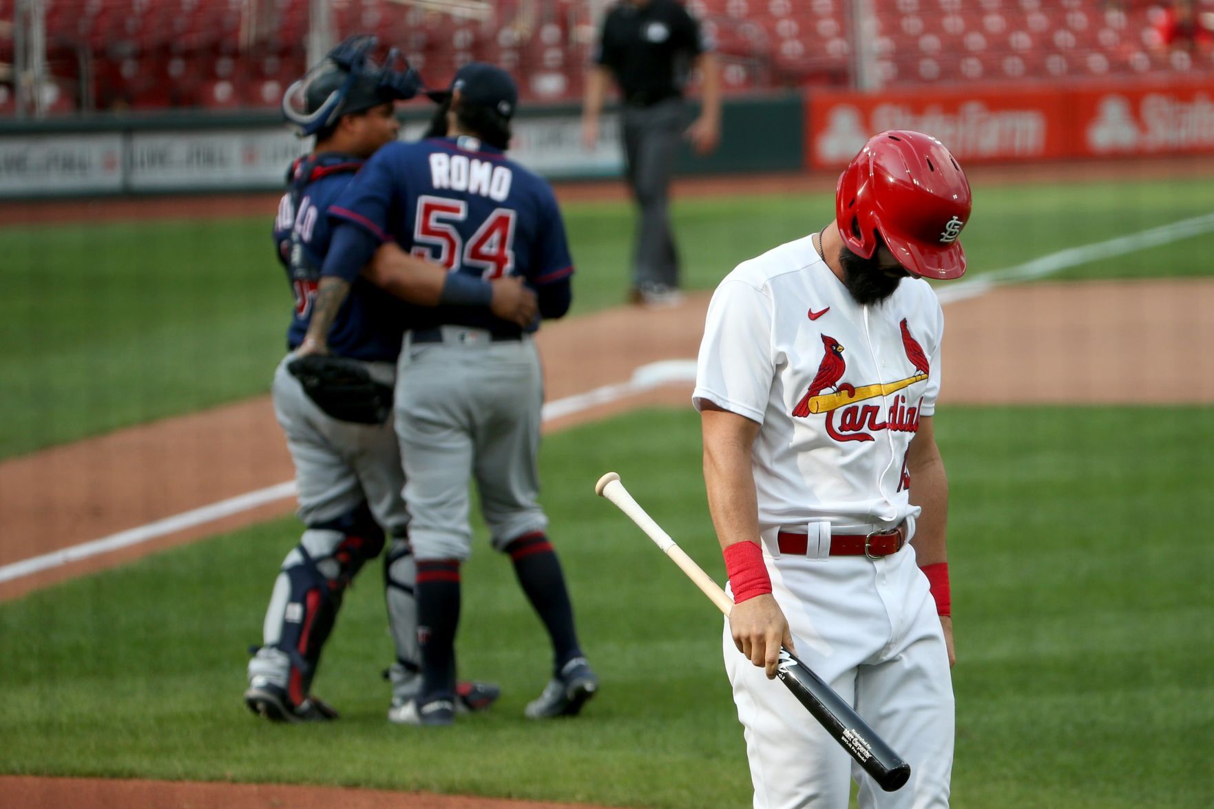 Game 1 - Twins beat Cards 7-3